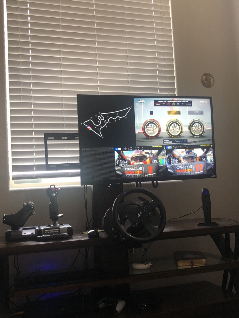 TheBaconCat's viewing setup